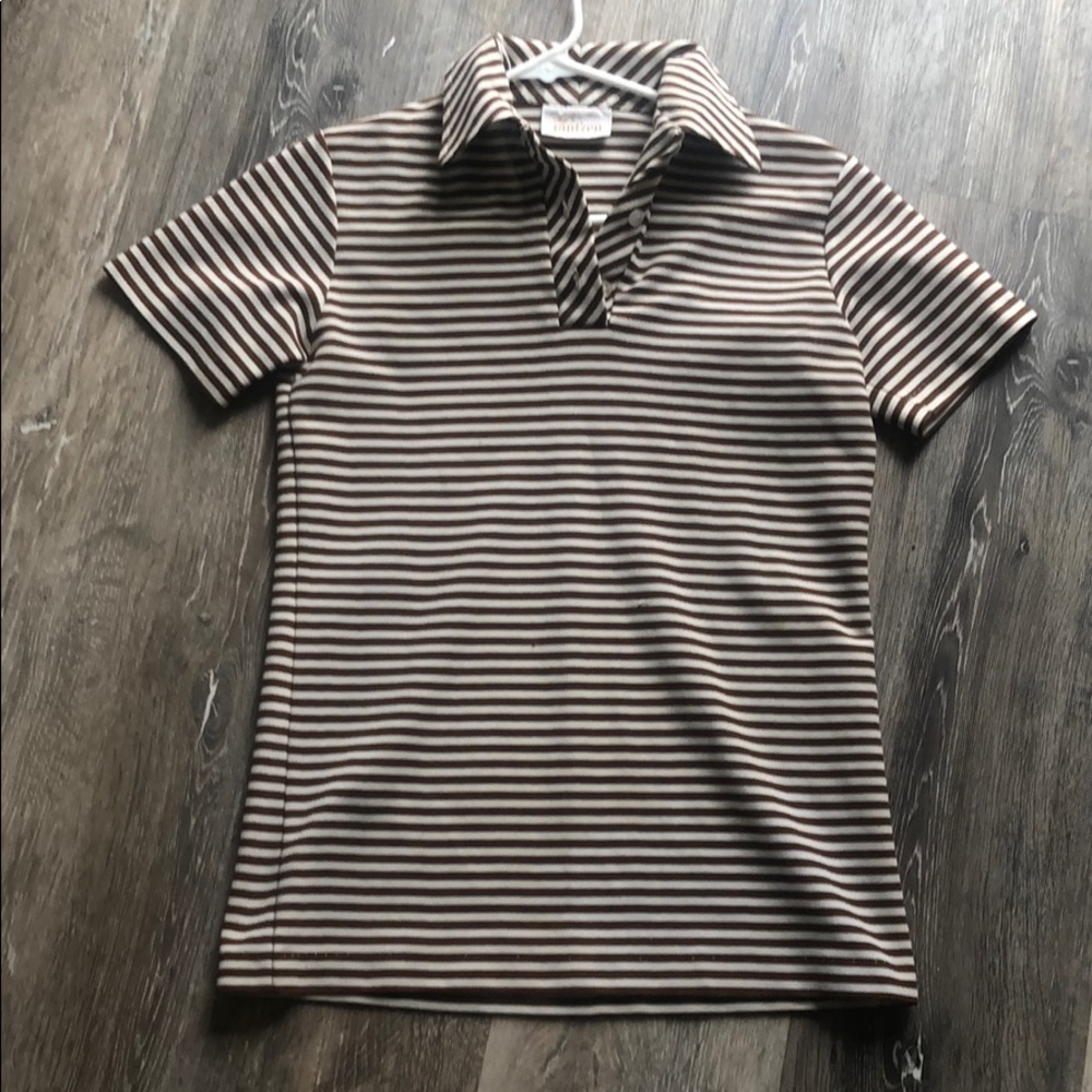 Vintage short sleeve collared shirt